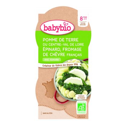 Bols Pdt Epinard Chevre 2x200g