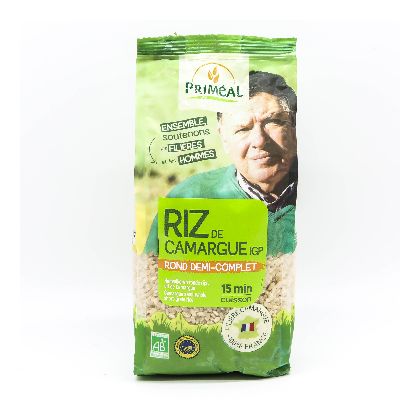 Riz Camargue Rond Demi Complet 500 G De France